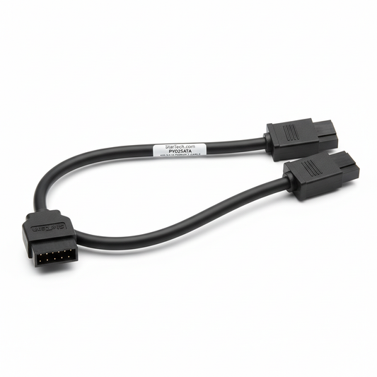 StarTech 6-Inch SATA Power Y Splitter Cable PYO2SATA